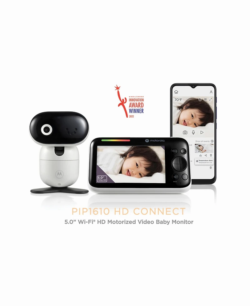 Motorola Hd Connect 5.0" Wi-Fi Hd Motorized Video Baby Monitor