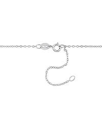 Moissanite Heart Halo Pendant Necklace (2 ct. t.w.) in Sterling Silver, 18" + 2" extender