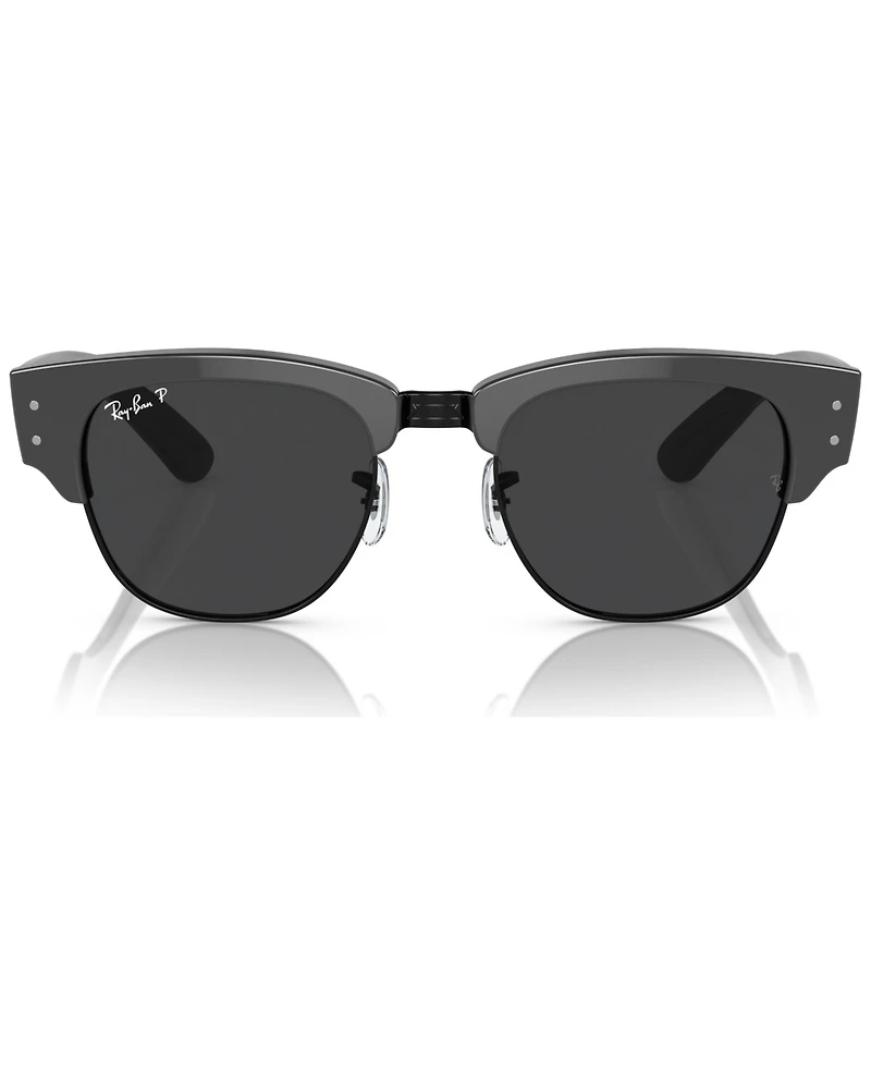 Ray-Ban Unisex Polarized Sunglasses, Mega Clubmaster