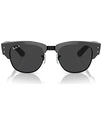 Ray-Ban Unisex Polarized Sunglasses, Mega Clubmaster
