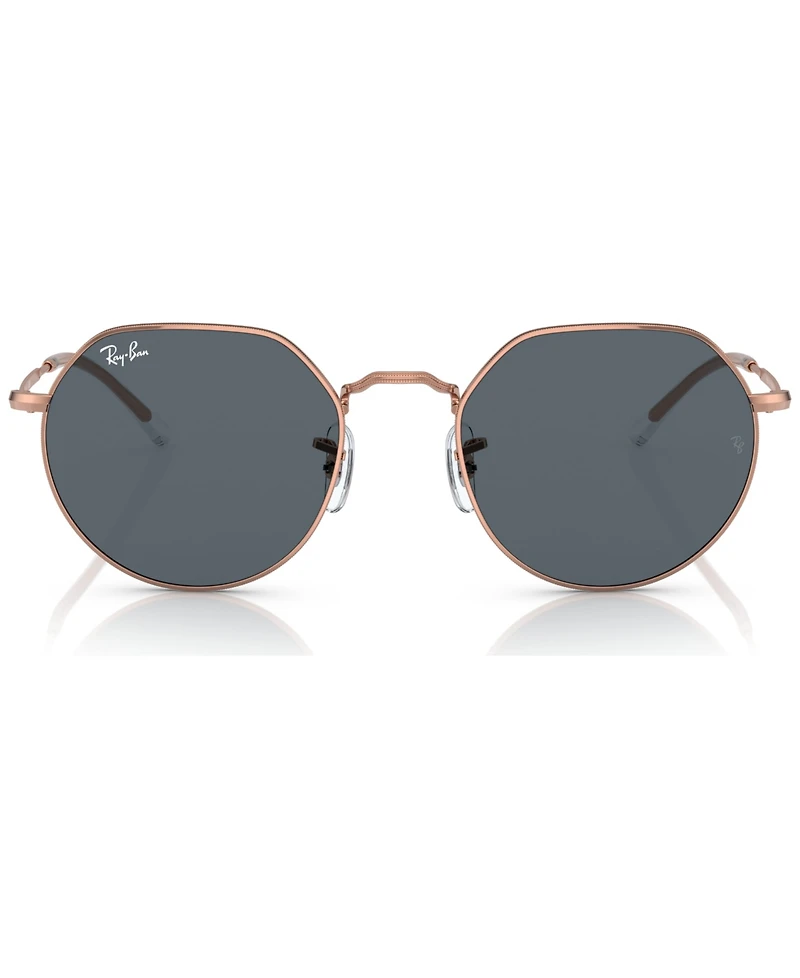 Ray-Ban Unisex Sunglasses, Jack Rose Gold-Tone