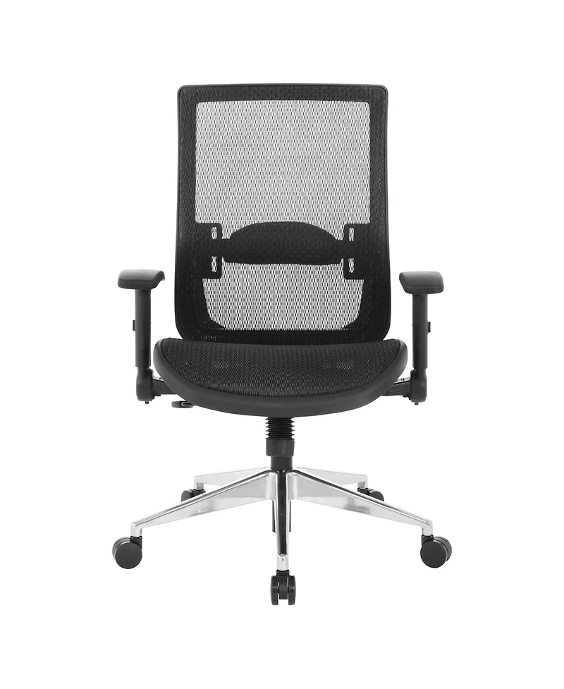 Black Matrix Back Manager's Office Chair with Matrix Seat