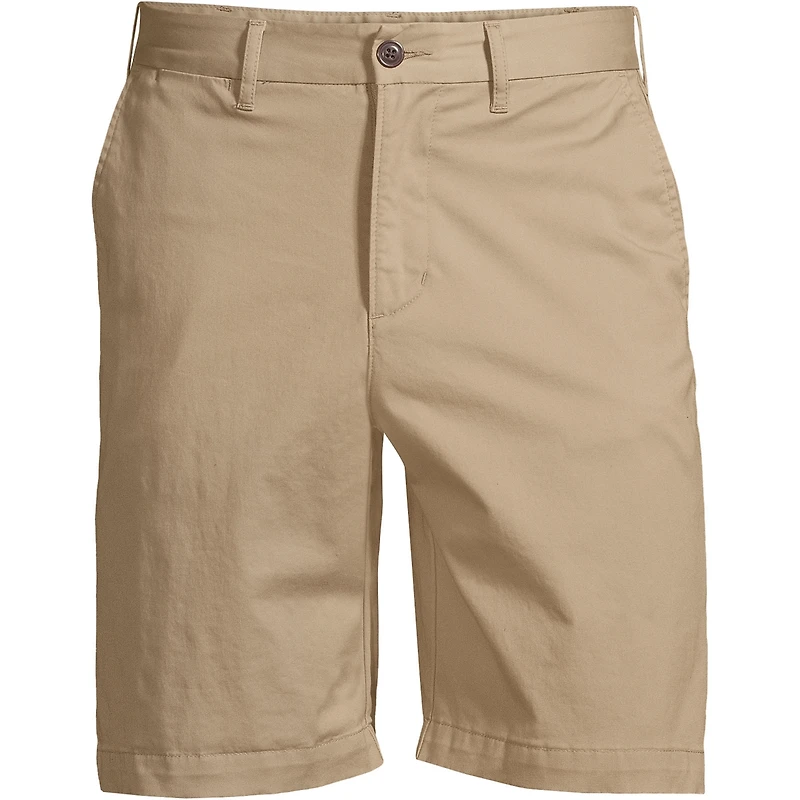 Lands' End Big & Tall 9" Traditional Fit Comfort First Knockabout Chino Shorts