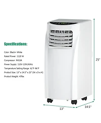 5500 Btu (8000BTU Ashrae) Portable Air Conditioner & Dehumidifier Function Remote