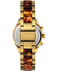Timex Women's Quartz Analog Premium Dress Alloy Gold-Tone Watch 38mm