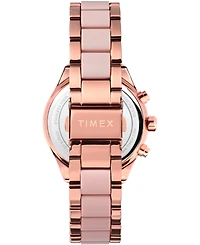 Timex Women's Quartz Analog Premium Dress Alloy Rose Gold Watch 38mm