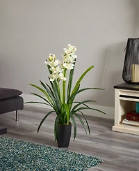 Nearly Natural 39" Cymbidium Orchid Artificial Plant
