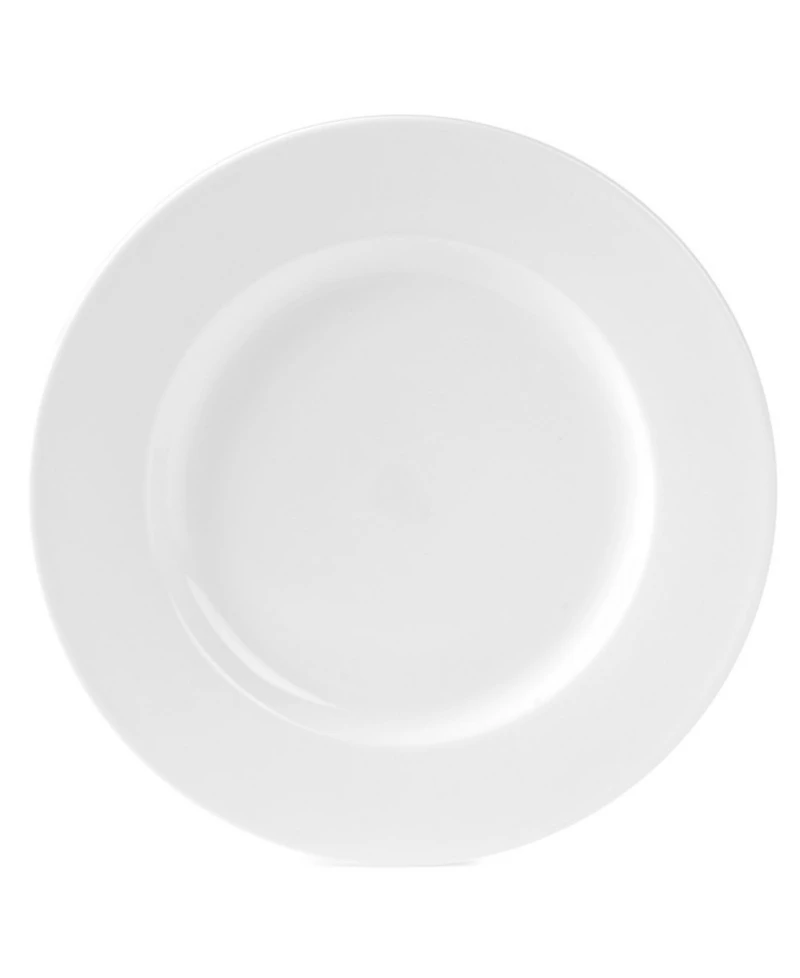 Fitz and Floyd Everyday Whiteware Classic Rim 16 Piece Dinnerware Set, Service for 4