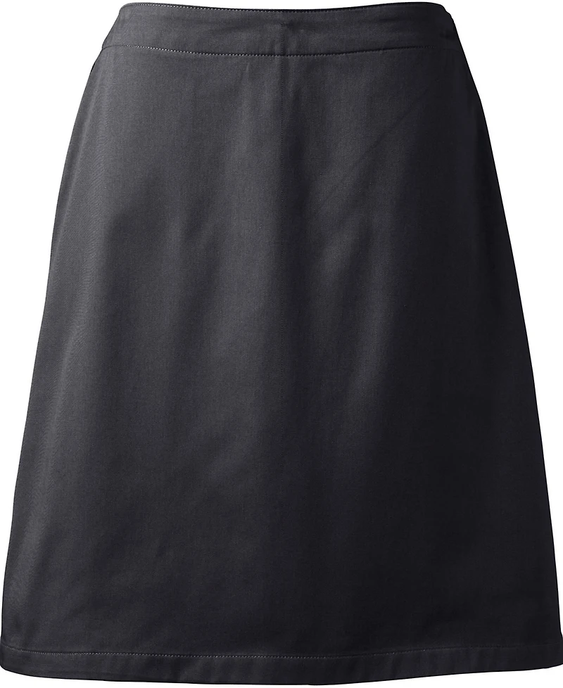 Lands' End Women's Blend Chino Skort Top of Knee