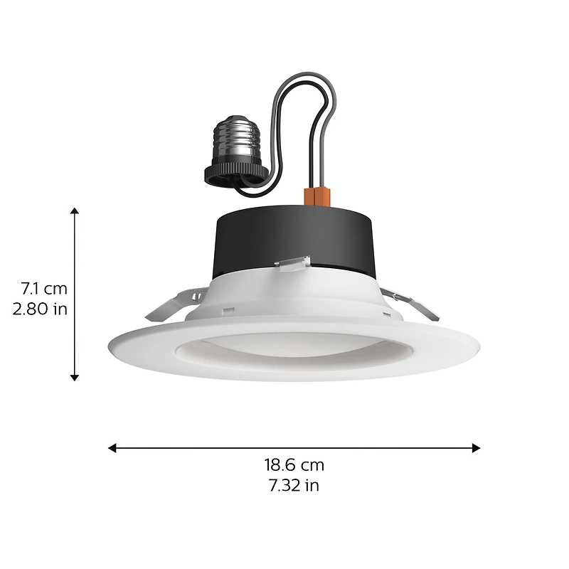Philips Hue White and Color Ambiance Bluetooth 5/6" High Lumen Recessed Downlight