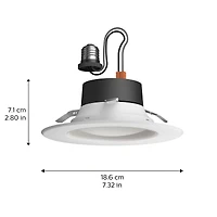 Philips Hue White and Color Ambiance Bluetooth 5/6" High Lumen Recessed Downlight