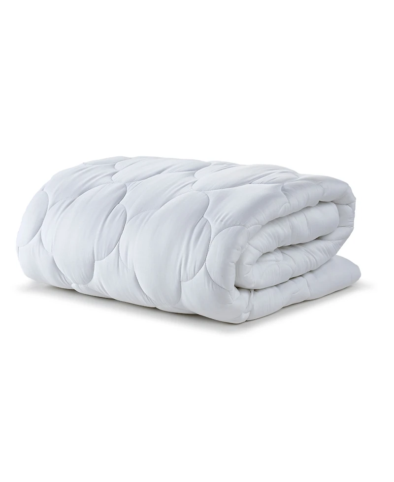 Ella Jayne Lofty 100% Cotton Plush Gel Fiber Filled Mattress Topper, Full