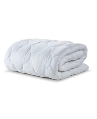 Ella Jayne Lofty 100% Cotton Plush Gel Fiber Filled Mattress Topper, Full