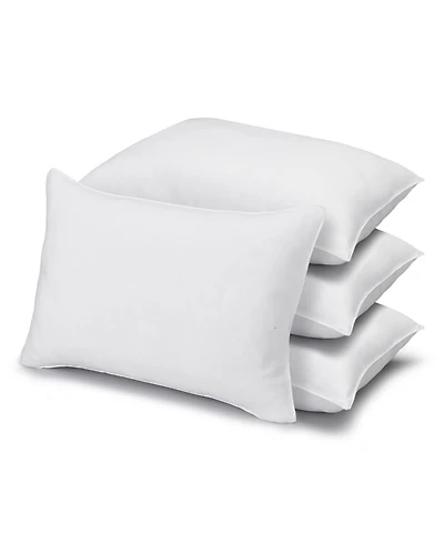 Ella Jayne Superior Cotton Blend Shell Soft Density Stomach Sleeper Down Alternative 4-Pack Pillows