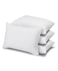 Ella Jayne Superior Cotton Blend Shell Soft Density Stomach Sleeper Down Alternative 4-Pack Pillows, King
