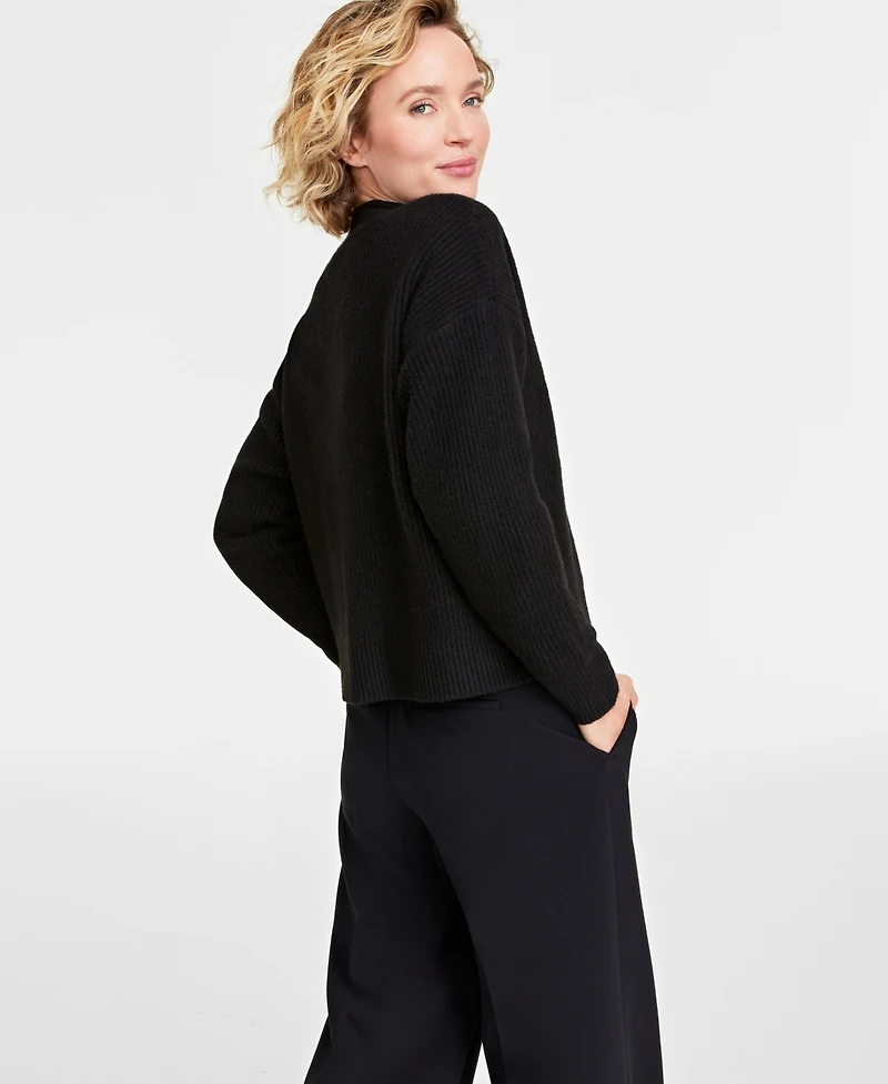 On 34th Women's Three-Button Shaker Cardigan, Created for Macy's