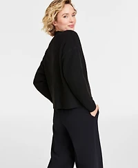 On 34th Women's Three-Button Shaker Cardigan, Created for Macy's