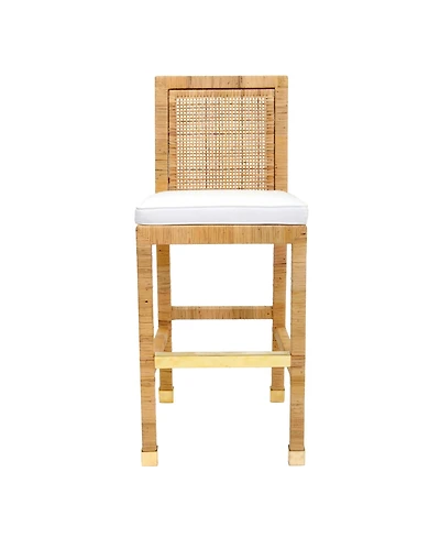 Tov Furniture Amara Rattan Bar Stool