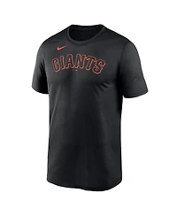 Men's Nike Black San Francisco Giants New Legend Wordmark T-shirt