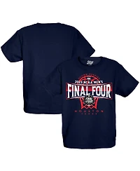 Big Boys and Girls Blue 84 Navy UConn Huskies 2023 Ncaa Men's Basketball Tournament March Madness Final Four T-shirt