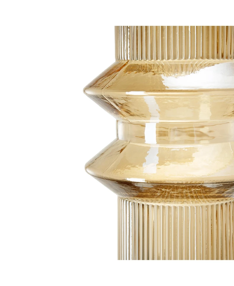 Ab Home Ribbed Glass Vases