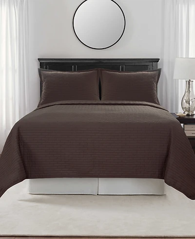 Closeout! Videri Home Brick Quilted Coverlet