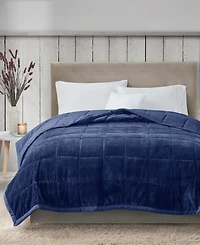 Madison Park Coleman Plush Reversible HeiQ Smart Temperature Down Alternative Blanket