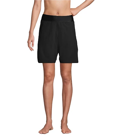 Lands' End Women's SunShade Upf 50 9" Board Shorts with Panty