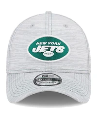 Men's New Era Gray York Jets Speed 39THIRTY Flex Hat