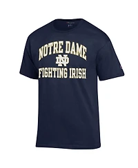 Men's Champion Navy Notre Dame Fighting Irish High Motor T-shirt