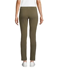 Lands' End Petite Starfish Mid Rise Slim Leg Pants