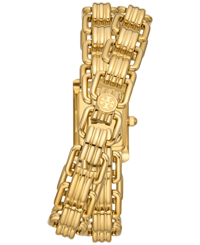 Tory Burch Women's The Eleanor 3-in-1 Gold-Tone Stainless Steel Bracelet Watch 19mm