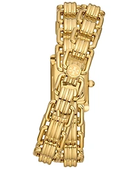 Tory Burch Women's The Eleanor 3-in-1 Gold-Tone Stainless Steel Bracelet Watch 19mm