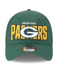 Men's New Era Green Green Bay Packers 2023 Nfl Draft 39THIRTY Flex Hat