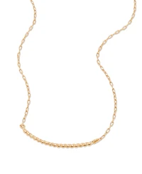 brook & york 14K Gold-Plated Rope Textured Liv Necklace