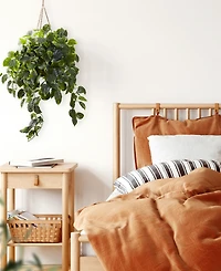 Nearly Natural Pothos Uv-Resistant Indoor/Outdoor Artificial Plant Hanging Basket