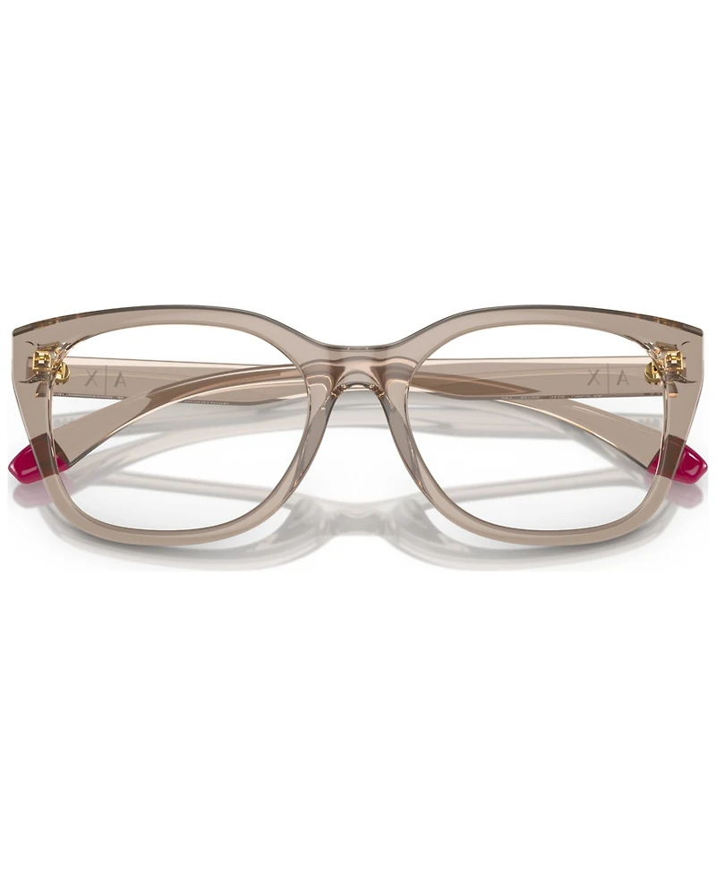 A|X Armani Exchange Women's Pillow Eyeglasses, AX3099U 53