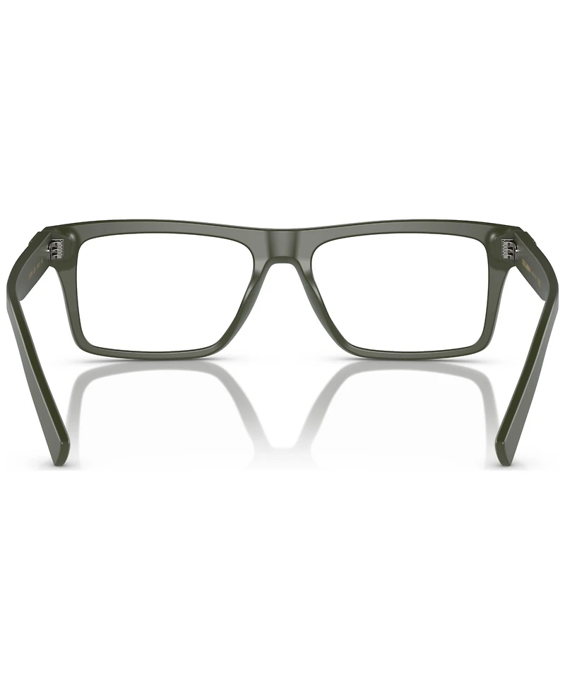 Dolce&Gabbana Men's Rectangle Eyeglasses, DG3368 52