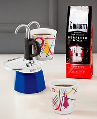 Bialetti Set Mini Express "R" Kandinsky Plus 2 Bicc. 2.8 Oz Coffeemaker