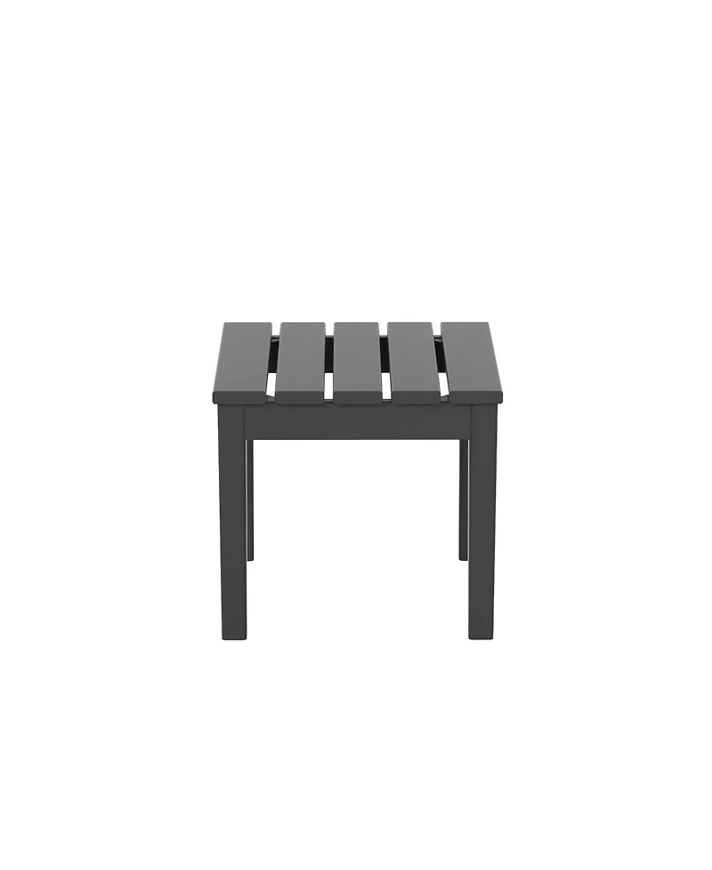 WestinTrends Outdoor Patio Modern Adirondack Side Table