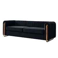 Streamdale Furniture Modern Velvet Sofa