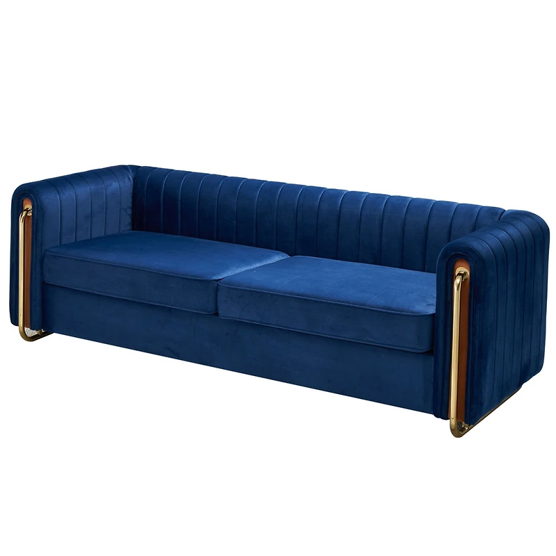 Simplie Fun Modern Velvet Sofa Iii
