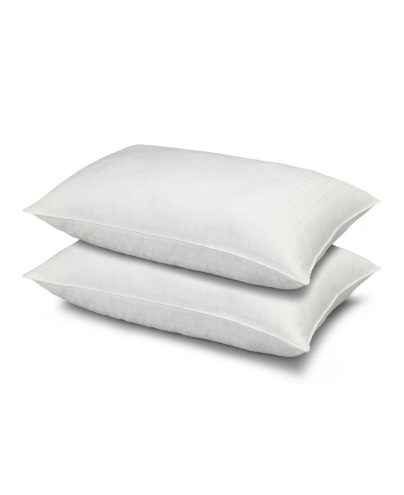 Ella Jayne 100% Cotton Dobby-Box Shell Firm Density Side/Back Sleeper Down Alternative -Pack Pillow