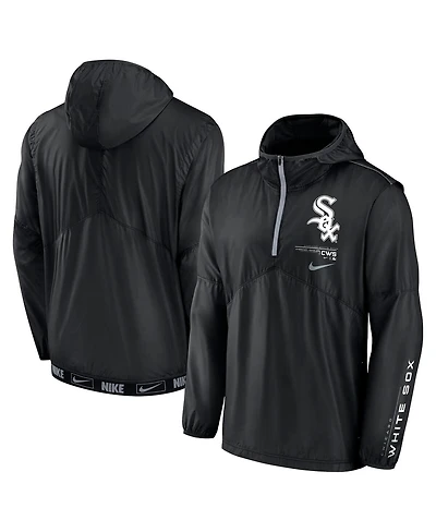 Men's Nike Black Chicago White Sox Night Game Half-Zip Hoodie