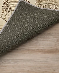 Dalyn Kendall Kitchen KE18 1'8" x 2'6" Area Rug