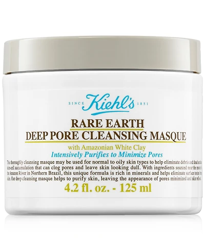 Kiehl's Since 1851 Rare Earth Deep Pore Cleansing Masque, 4.2 fl. oz.