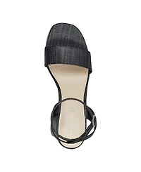 Marc Fisher Women's Sadel Block Heel Ankle Strap Dress Sandals