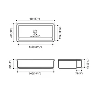 37 L X 19 W Farmhouse/Apron Front Kitchen Sink