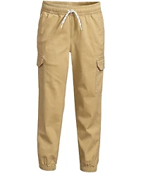 Lands' End Boys Iron Knee Stretch Cargo Jogger Pants