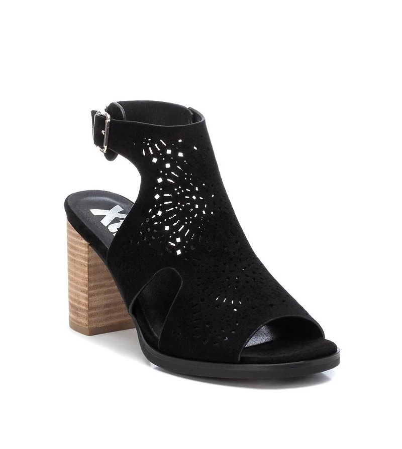 Women's Suede Sandals By Xti, Black